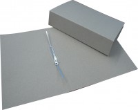 Скоросшиватель с корешком 90 мм, ф.А4, картон серый (плотность 620 г/м2)