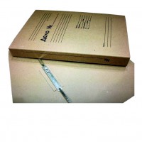 Скоросшиватель для архивирования ПРЕМИУМ с корешком 30 мм, ф.А4, картон серый (плотность 620 г/м2)